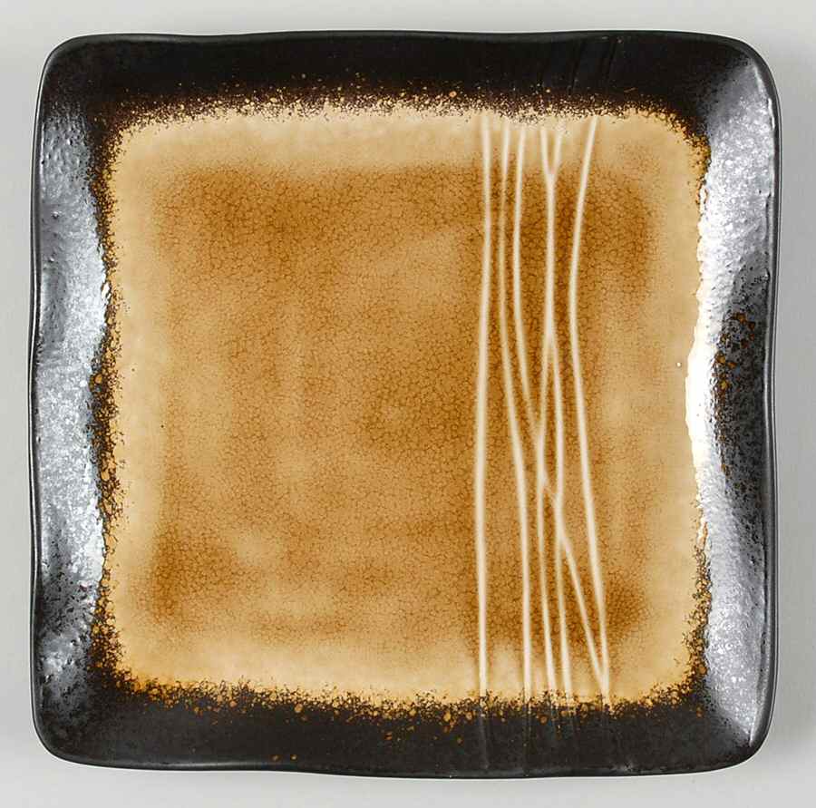 Galaxy Amber Salad Plate by Baum Brothers-1