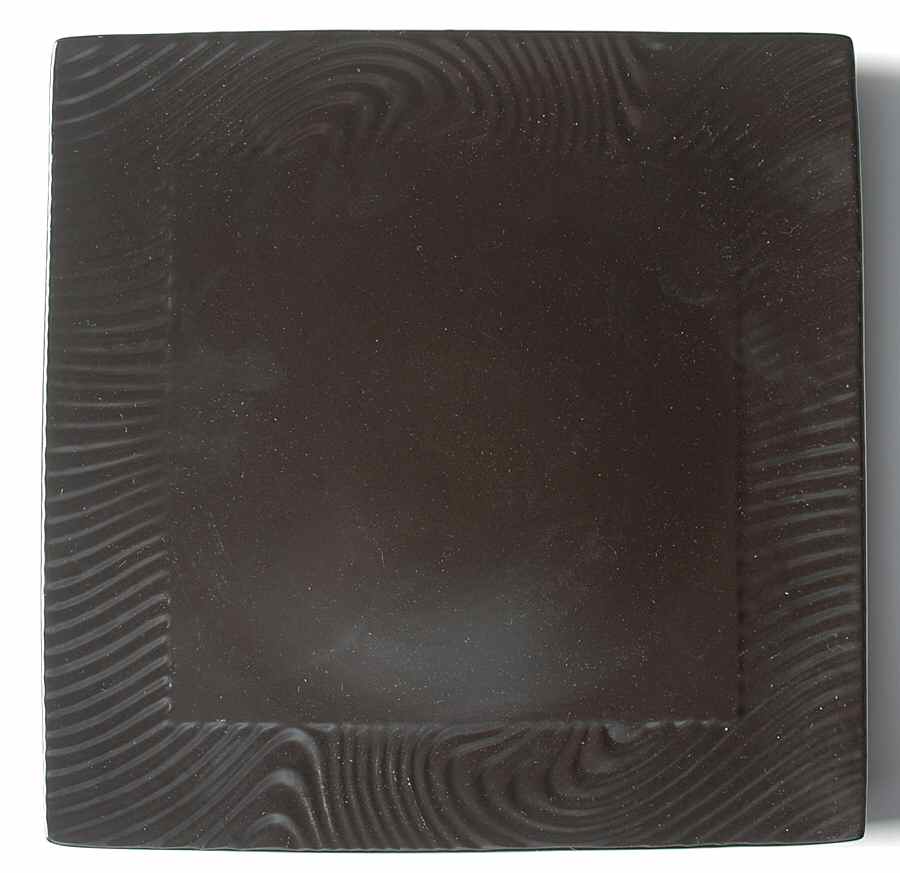 Sand Dune Collection Black Dinner Plate by Baum Brothers-1