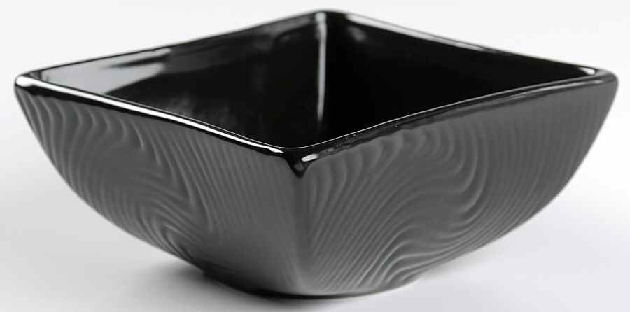 Sand Dune Collection Black Soup/Cereal Bowl by Baum Brothers-1