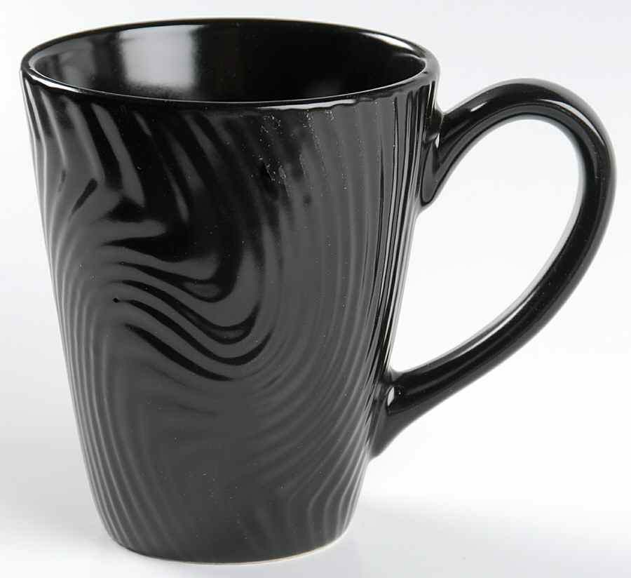 Sand Dune Collection Black Mug by Baum Brothers-1