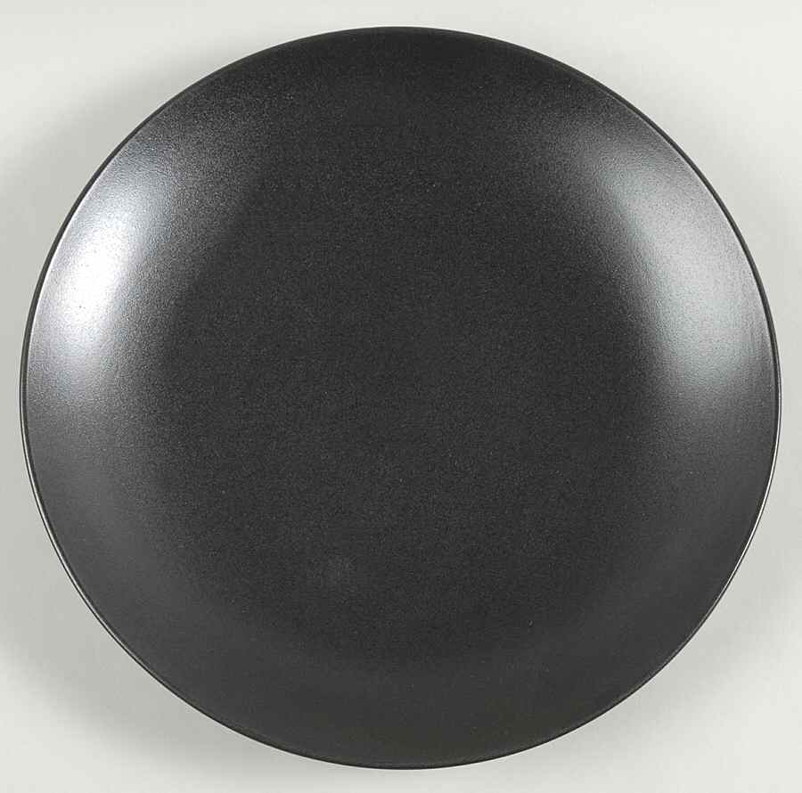 Speckled Stone Ebony Dinner Plate by Baum Brothers-1