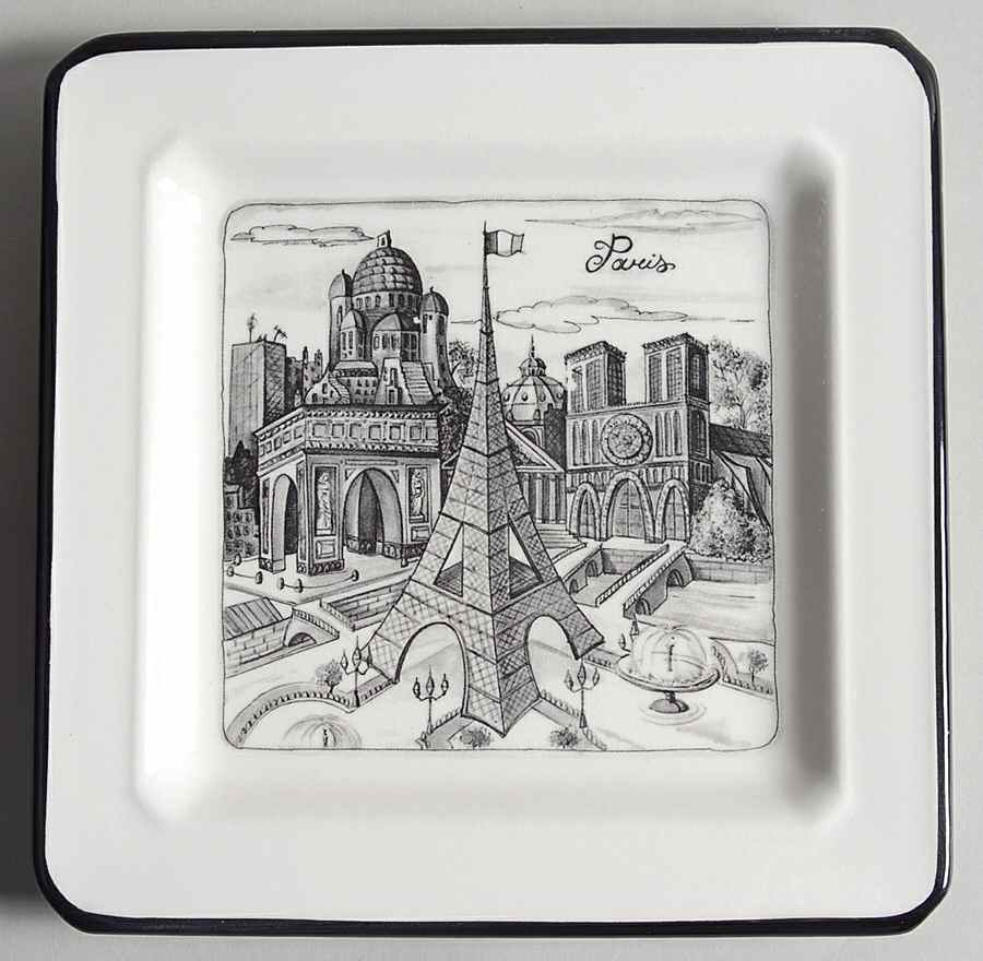 Cities Salad Plate by Brunelli-1