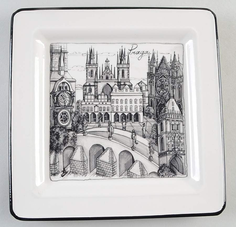 Cities Dinner Plate by Brunelli-1