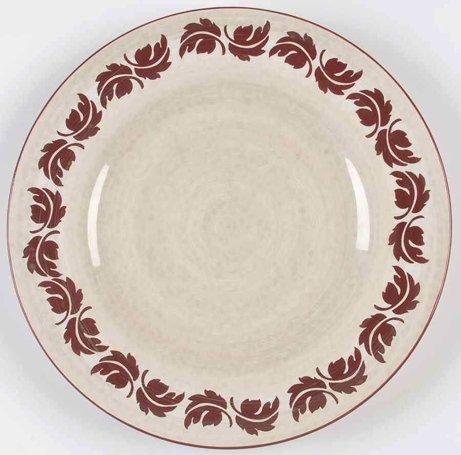 Damask Dinner Plate by Bombay-1