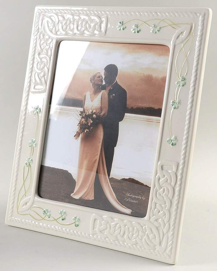 Tara Collection Frame-Holds 8" X 10" by Belleek Pottery (Ireland)-1