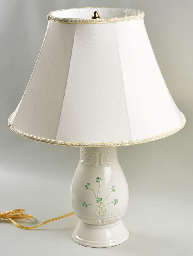 Tara Collection Electric Lamp & Shade by Belleek Pottery (Ireland)-1