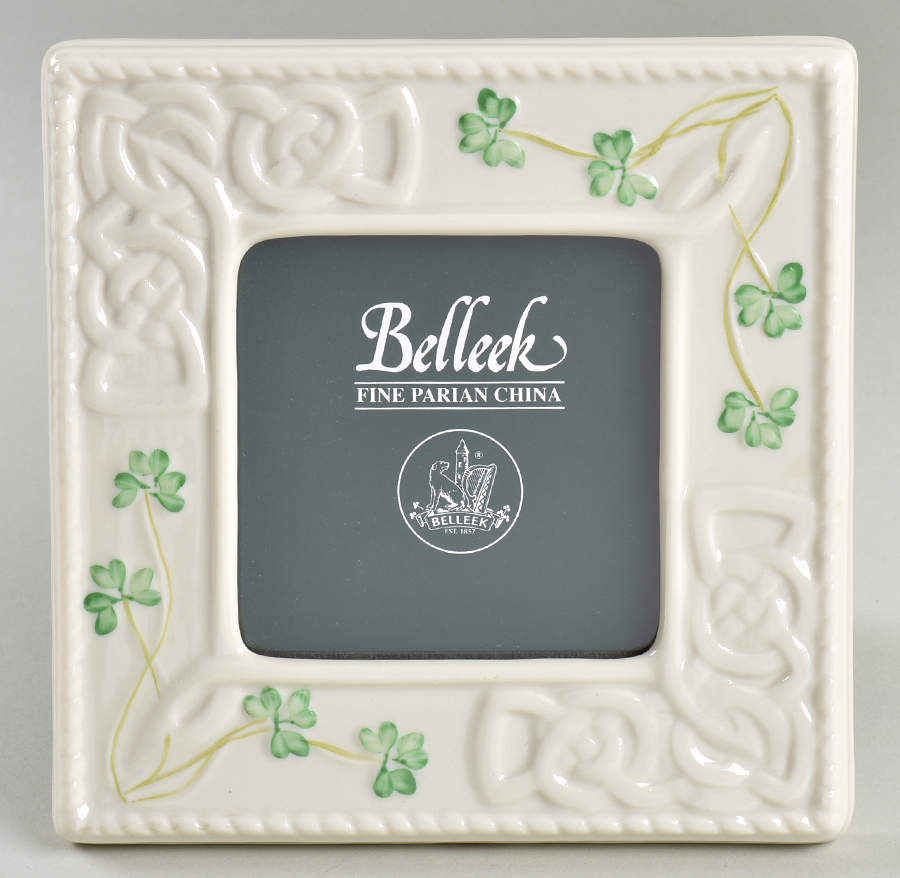 Tara Collection Frame-Holds 3" X 3" by Belleek Pottery (Ireland)-1
