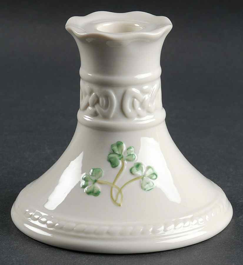 Tara Collection Small Candlestick by Belleek Pottery (Ireland)-1