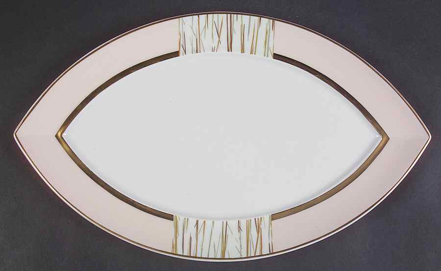 Linea 14" Oval Serving Platter by Bernardaud-1