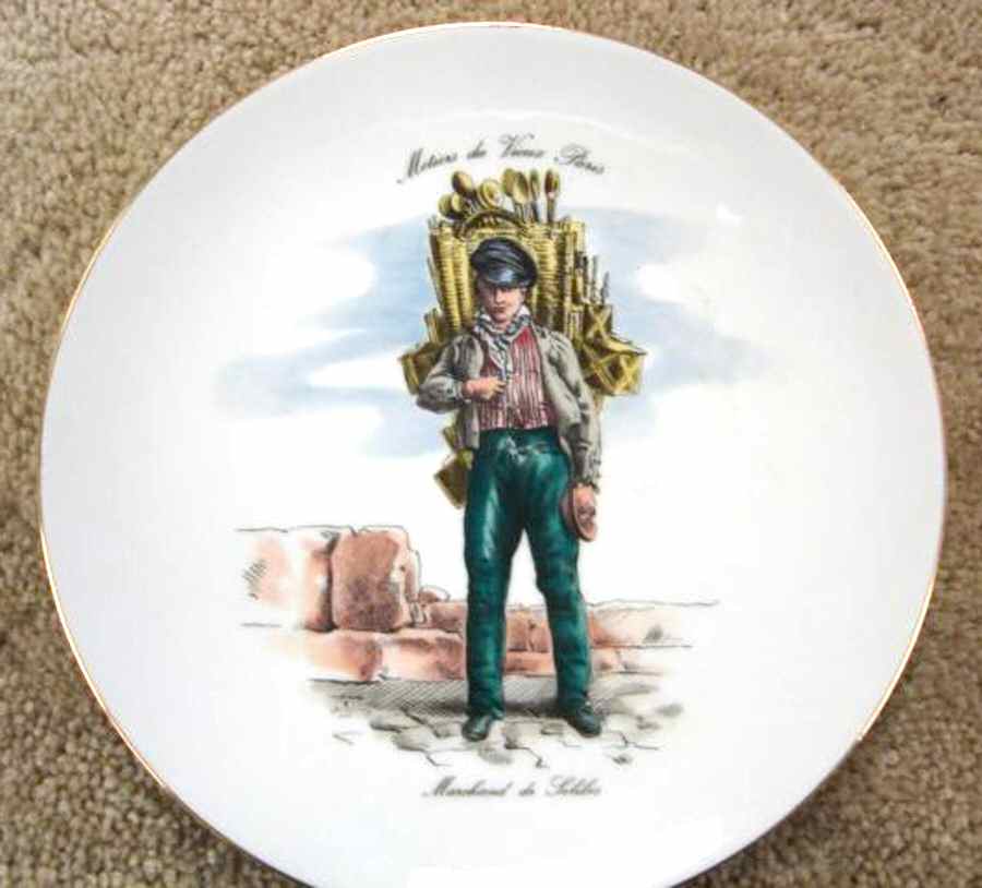 Metiers du Vieux Paris Dinner Plate by Bareuther & Co-1