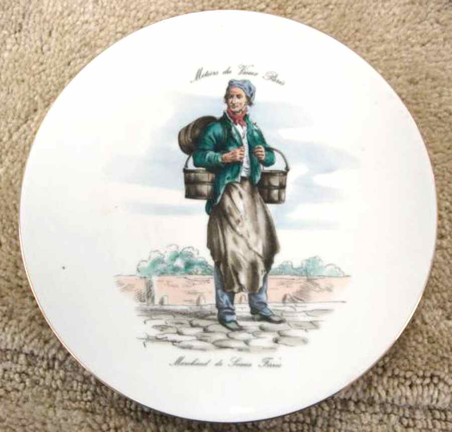 Metiers du Vieux Paris Dinner Plate by Bareuther & Co-1