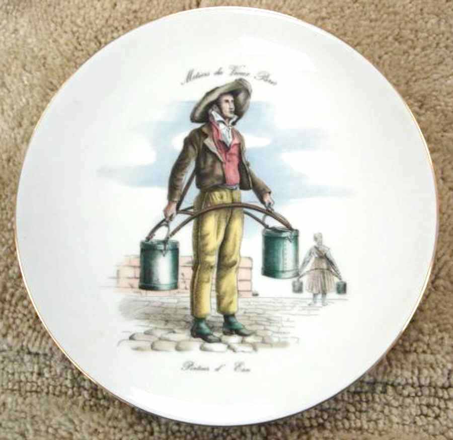 Metiers du Vieux Paris Dinner Plate by Bareuther & Co-1