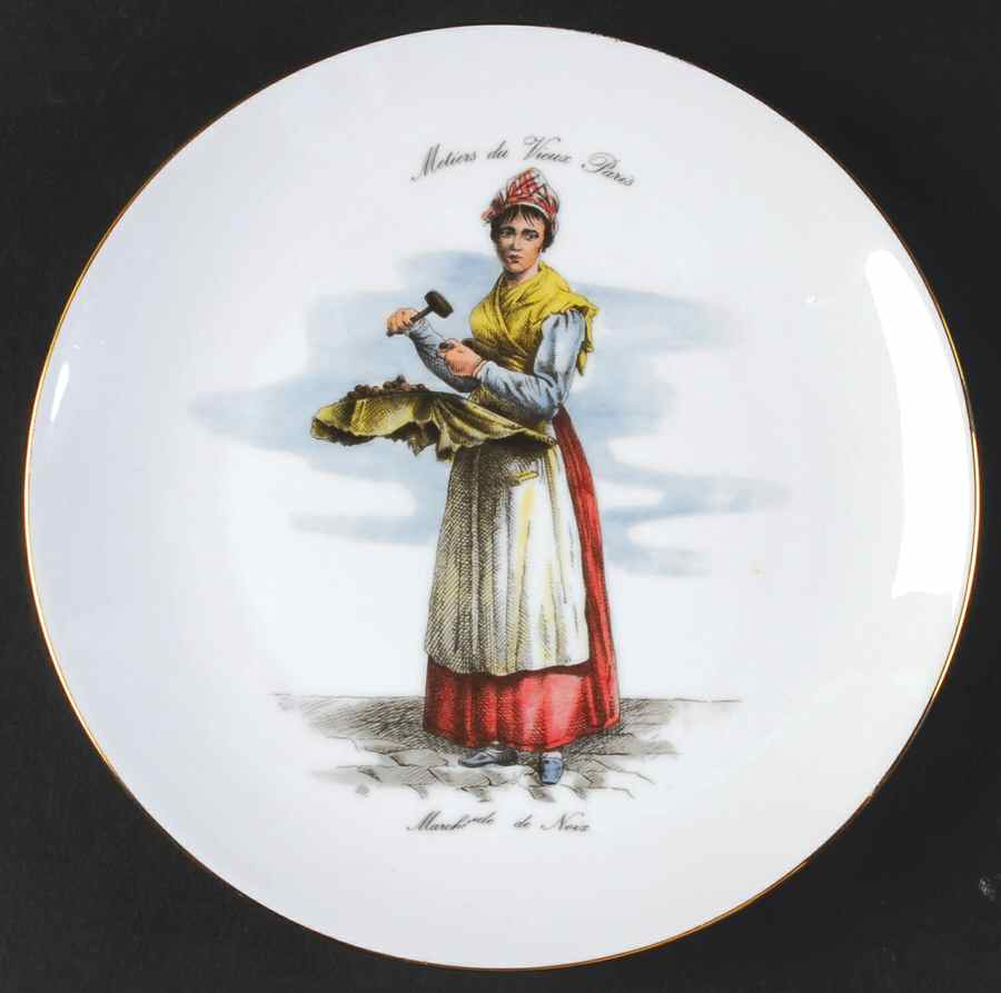 Metiers du Vieux Paris Salad Plate by Bareuther & Co-1