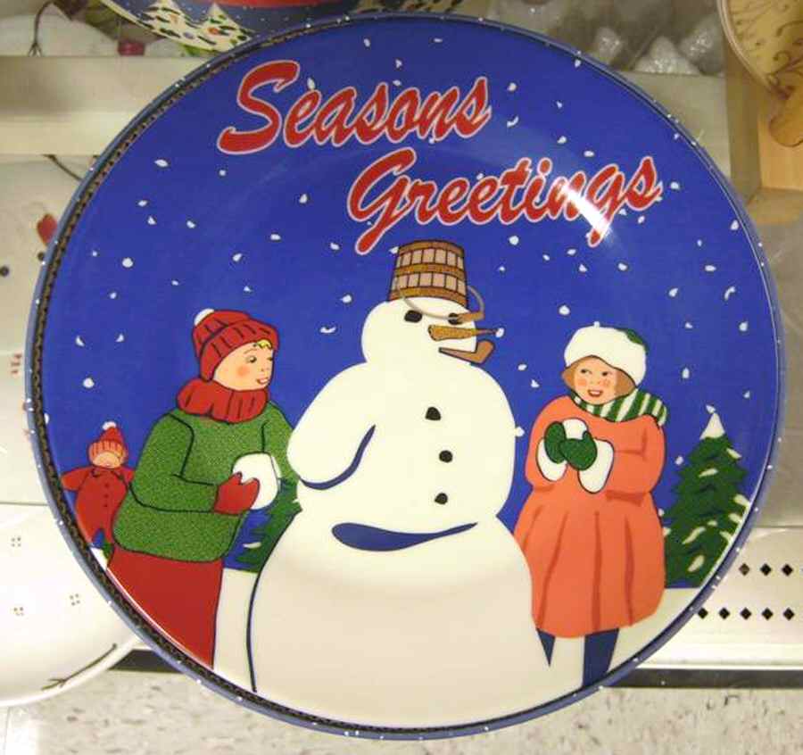 Remember When Salad/Dessert Plate by Boston Warehouse-1