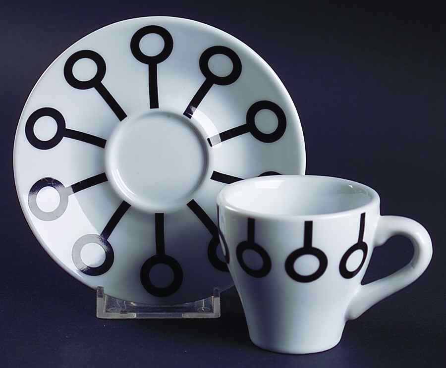 BDM3 Flat Demitasse Cup & Saucer Set by Bodum-1