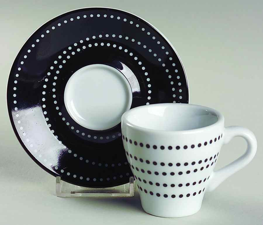 BDM3 Flat Demitasse Cup & Saucer Set by Bodum-1