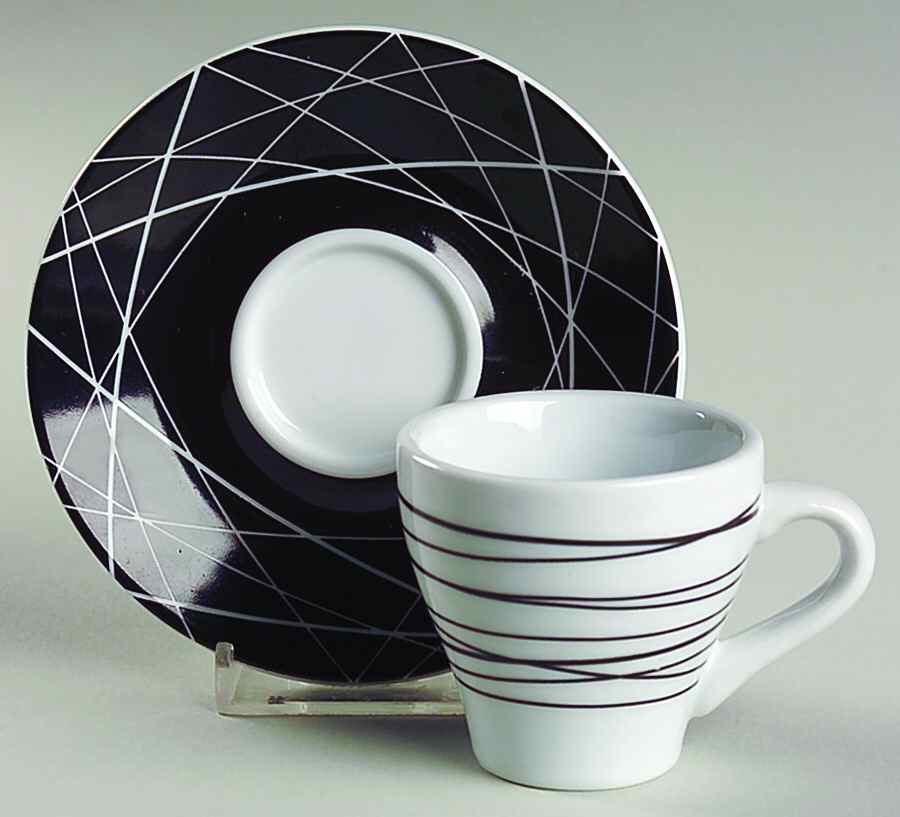 BDM3 Flat Demitasse Cup & Saucer Set by Bodum-1