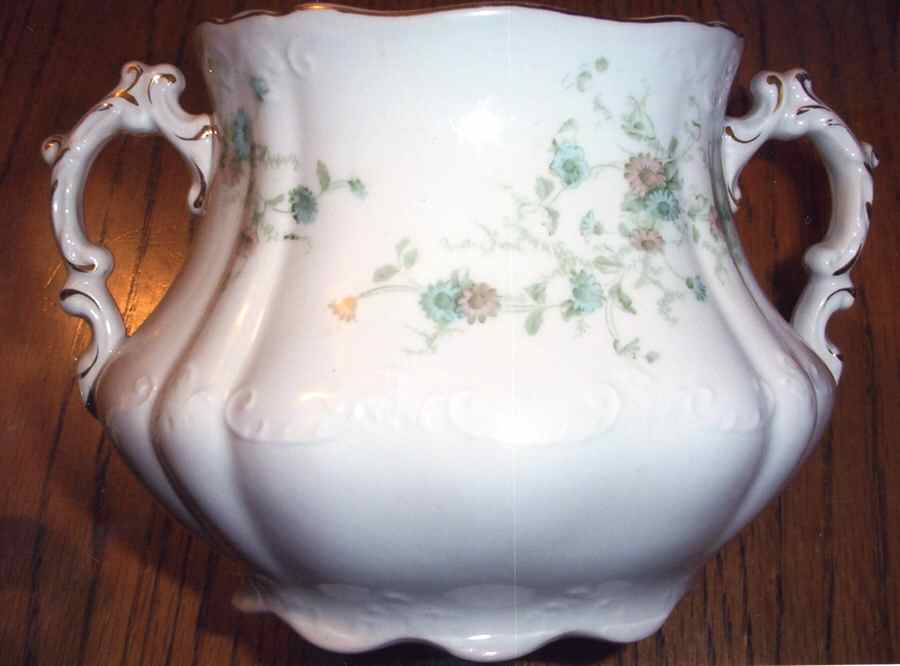 Cestrian Sugar Bowl No Lid by T & R Boote-1