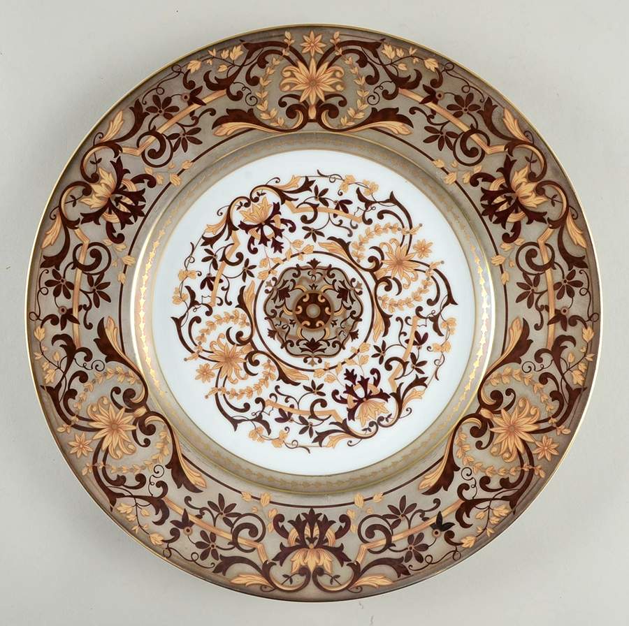 Boulle Service Plate (Charger) by Bernardaud-1