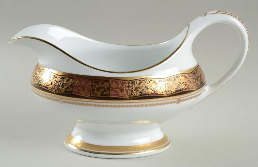 Eventail Gravy Boat by Bernardaud-1