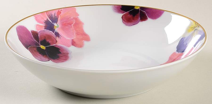 Pensees Coupe Soup Bowl by Bernardaud-1