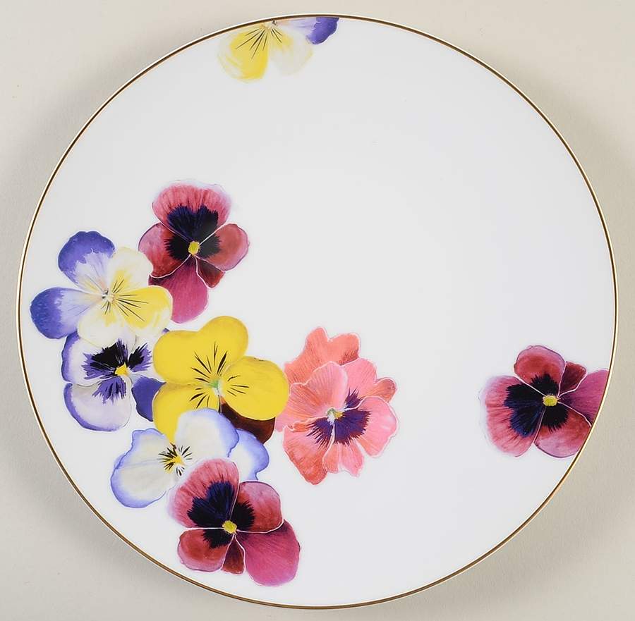 Pensees Dinner Plate by Bernardaud-1
