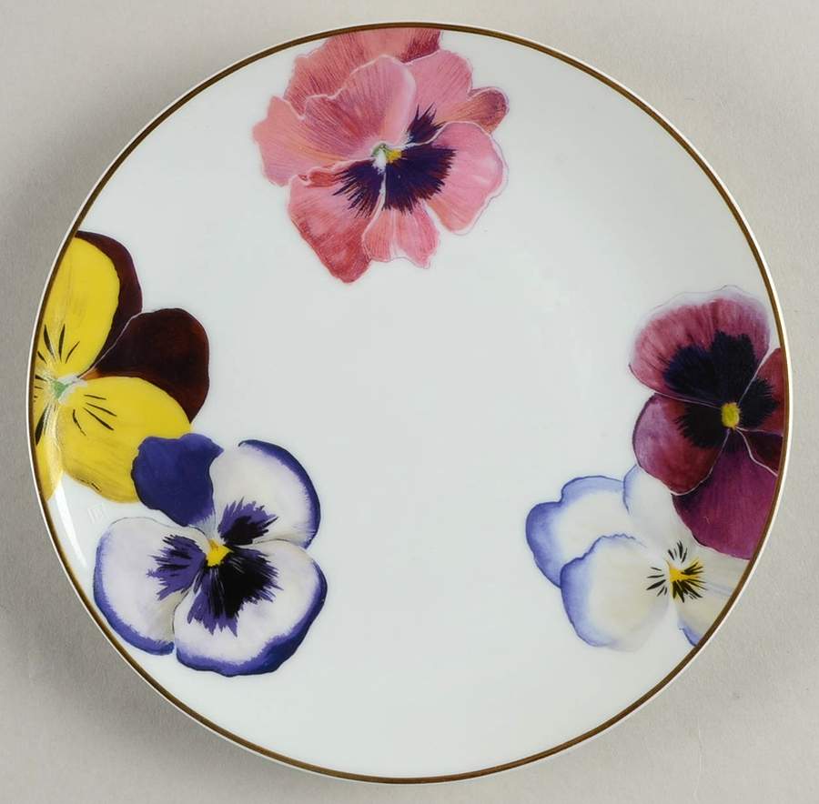 Pensees Bread & Butter Plate by Bernardaud-1