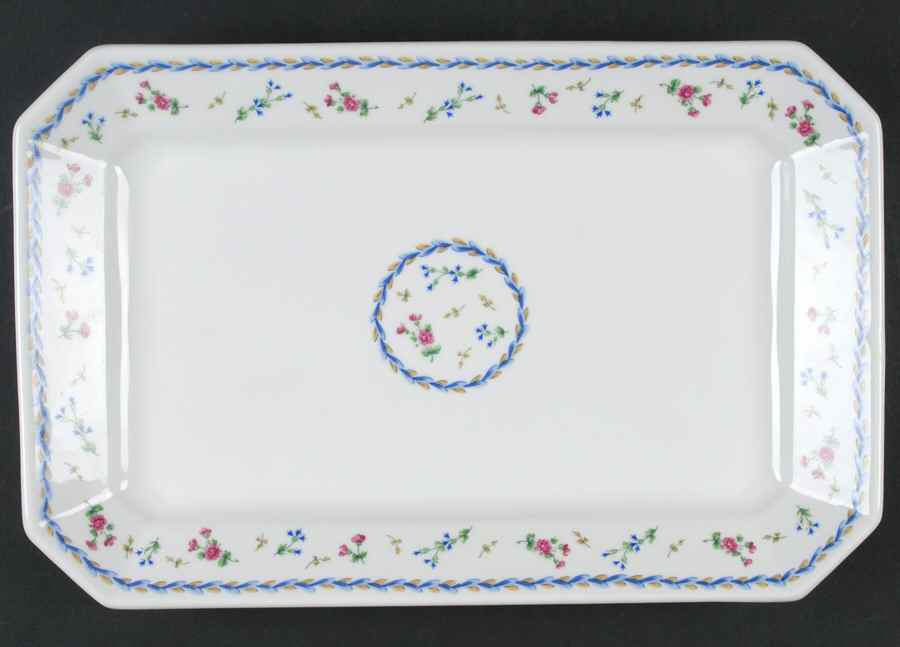 Artois Bleu (Restaurant) 12" Rectangular Serving Platter by Bernardaud-1