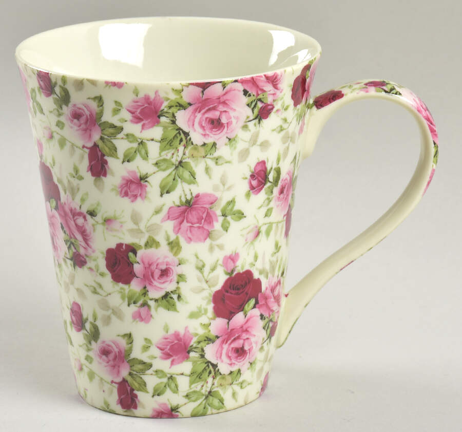 Victorian Rose Chintz Mug by Baum Brothers-1