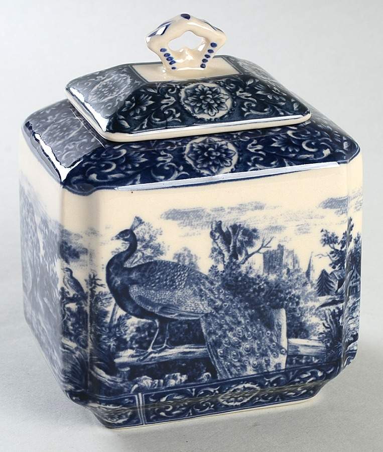 Opulent Manor Sugar Bowl & Lid by Burton & Burton-1
