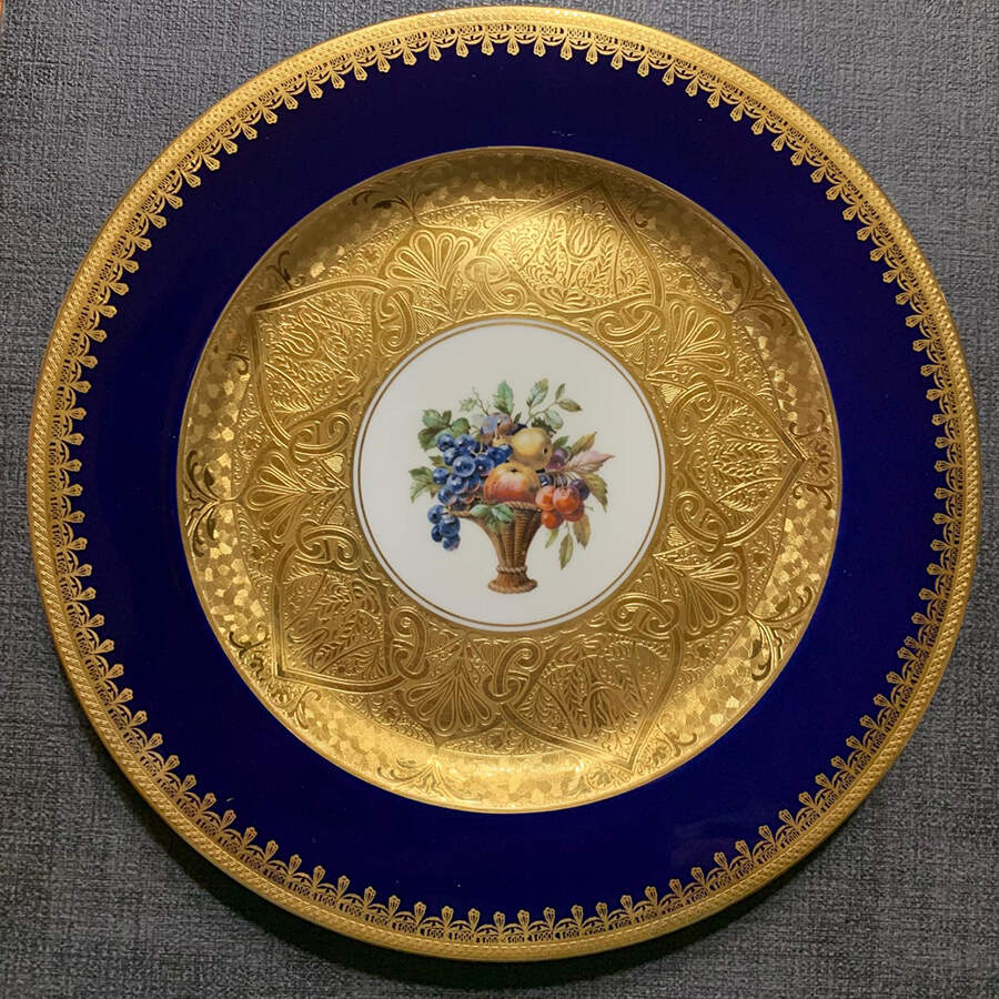 BLK125 Cobalt Dinner Plate by Black Knight-1