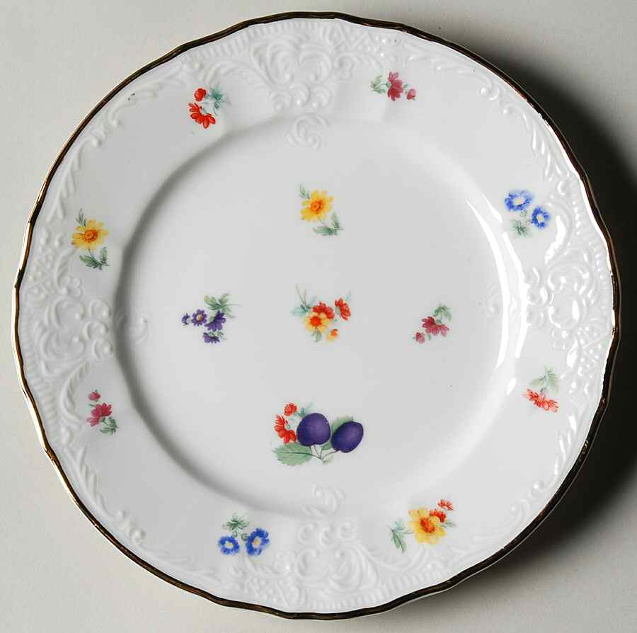 Genori Fruit Bread & Butter Plate by Baum Brothers-1
