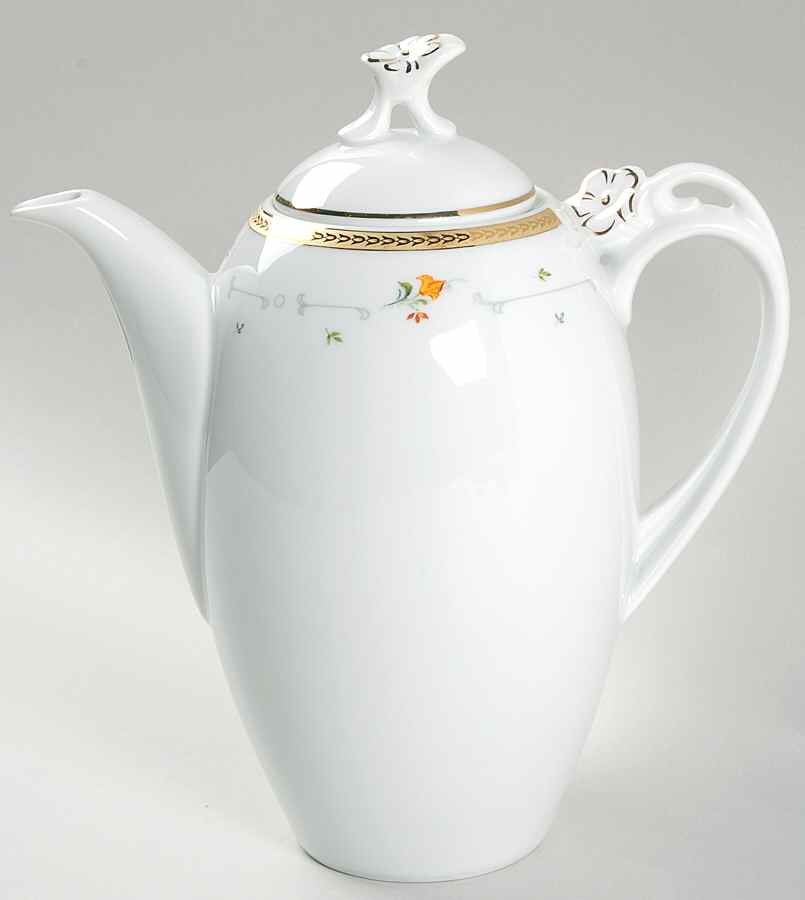 Petite Fleur Coffee Pot & Lid by Baum Brothers-1