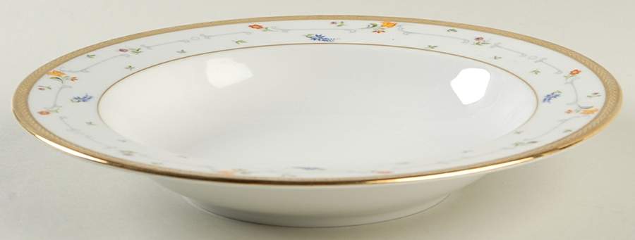 Petite Fleur Rim Soup Bowl by Baum Brothers-1