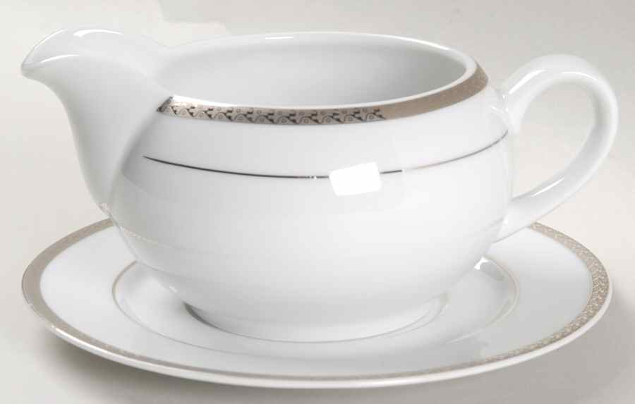 Grace Gravy Boat & Underplate by Baum Brothers-1