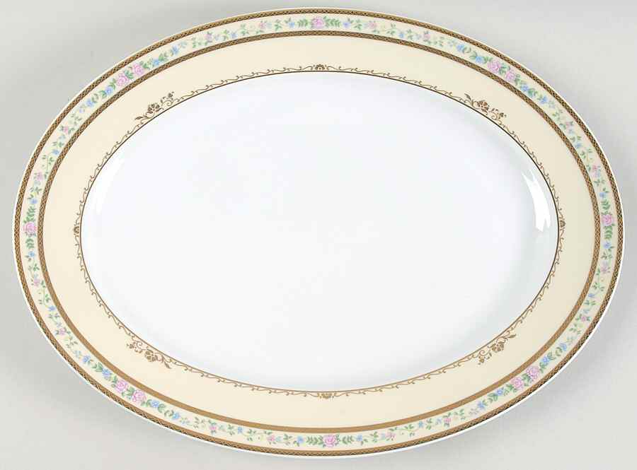 Saphyr 14" Oval Serving Platter by Baum Brothers-1