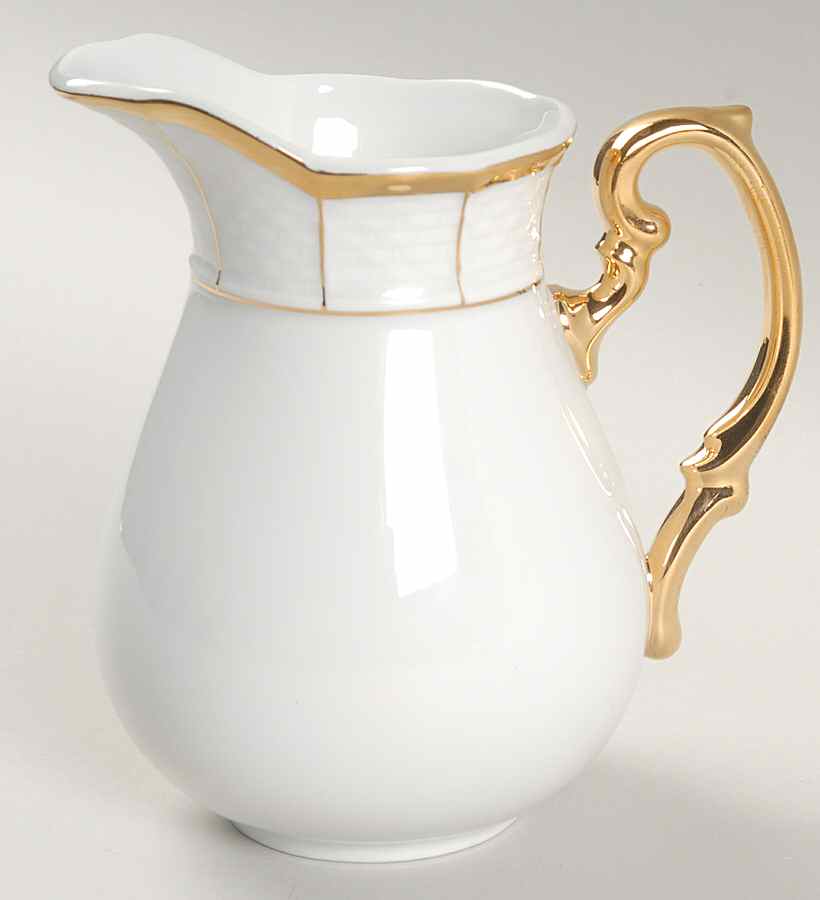 Royalty (Gold Stripes) Creamer by Baum Brothers-1