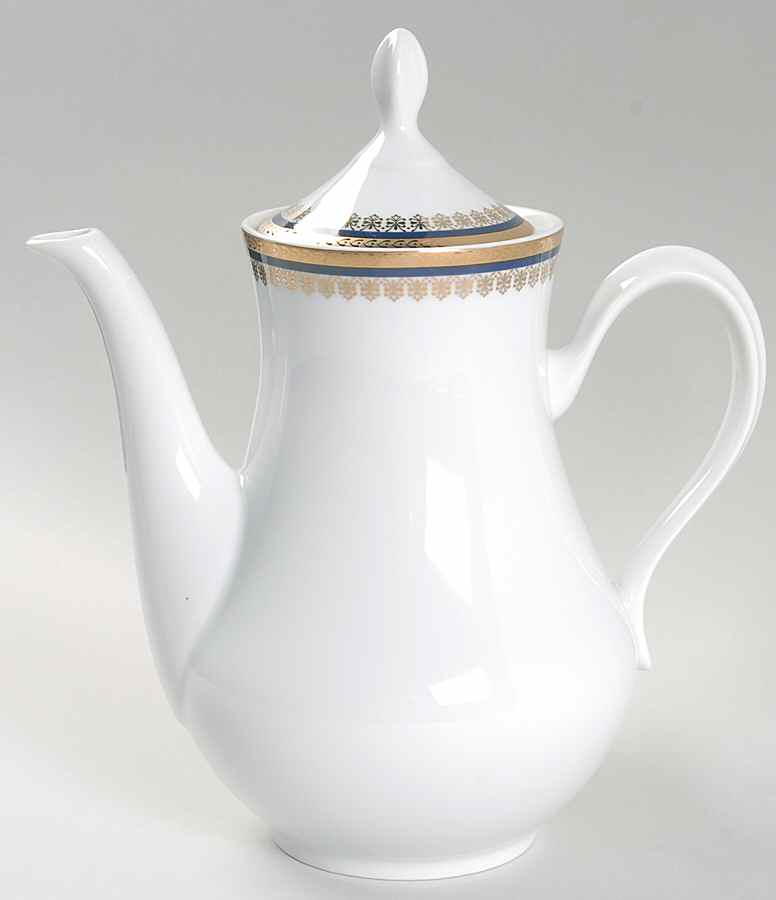 Amanda Cobalt Coffee Pot & Lid by Baum Brothers-1