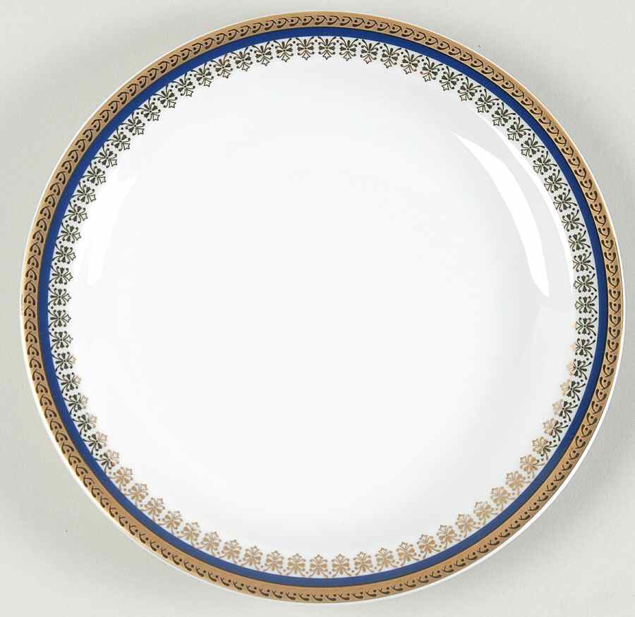 Amanda Cobalt Bread & Butter Plate by Baum Brothers-1
