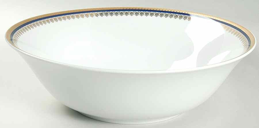 Amanda Cobalt 9" Round Serving Bowl by Baum Brothers-1