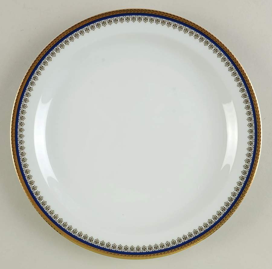 Amanda Cobalt Dinner Plate by Baum Brothers-1