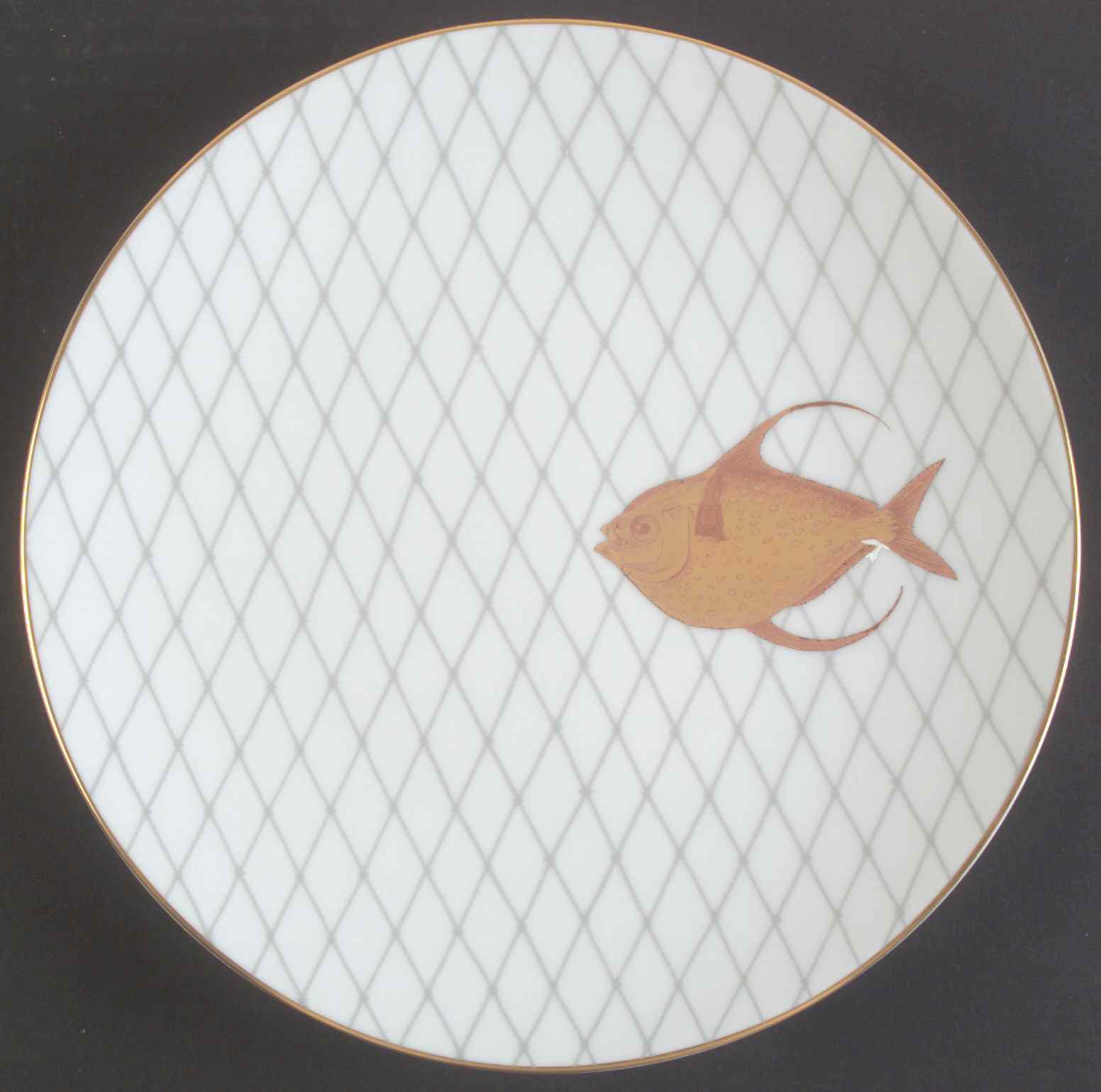 Les Poissons d'Or (Golden Fish, Newer, 2008) Dinner Plate by Bernardaud-1