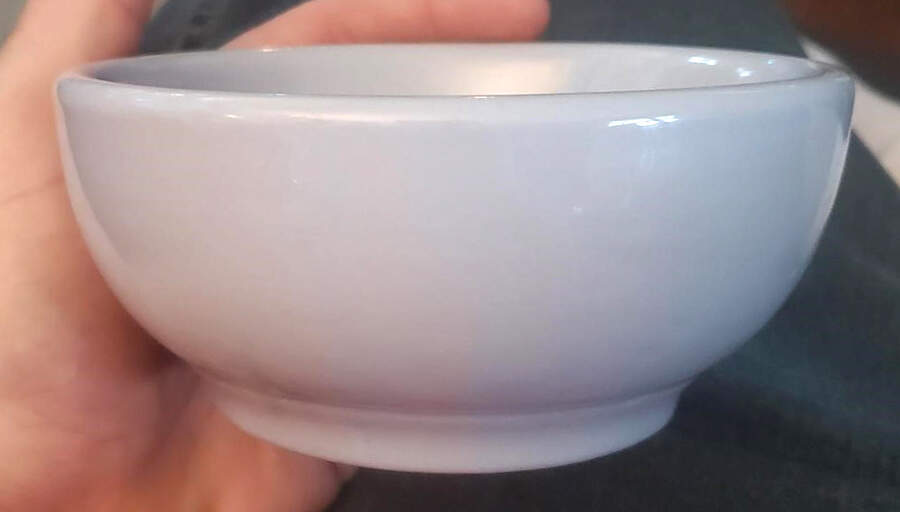 Lune Blue Fruit/Dessert (Sauce) Bowl by Buffalo Pottery-1