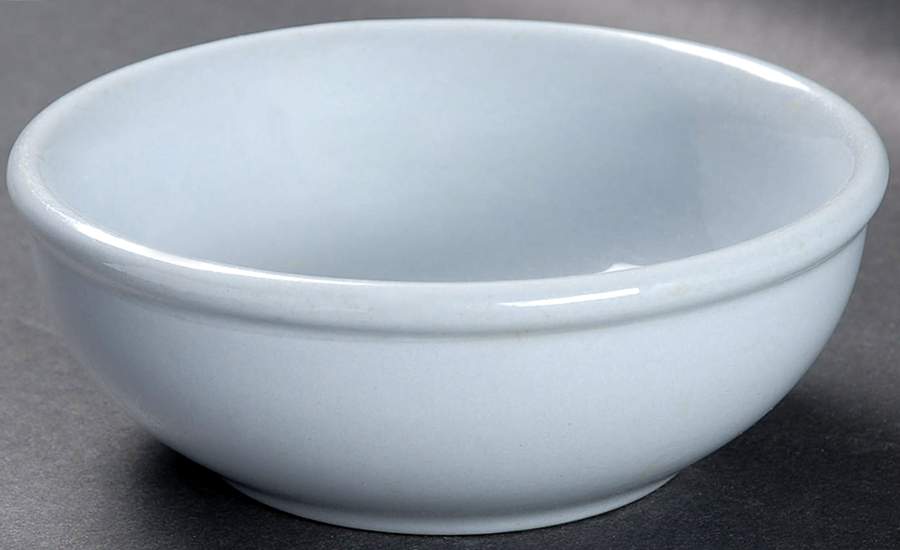 Lune Blue Fruit/Dessert (Sauce) Bowl by Buffalo Pottery-1