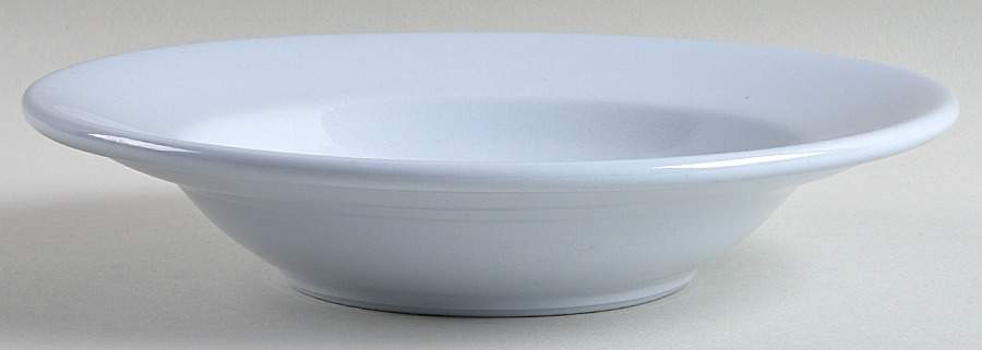 Lune Blue Large Rim Soup Bowl by Buffalo Pottery-1