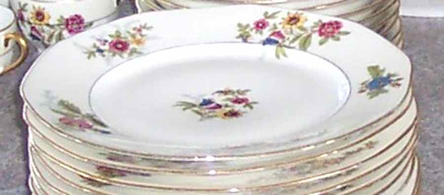 Miami Dinner Plate by Jean Boyer (Limoges)-1