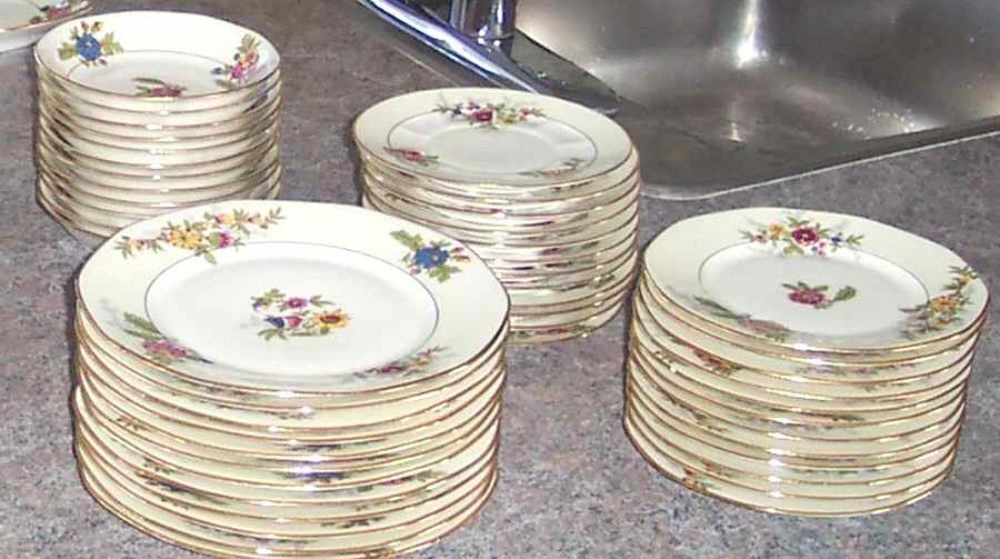 Miami Bread & Butter Plate by Jean Boyer (Limoges)-1