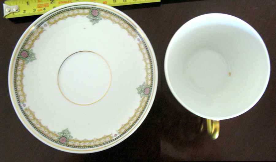 BWD621 Footed Cup & Saucer Set by Bawo & Dotter-1