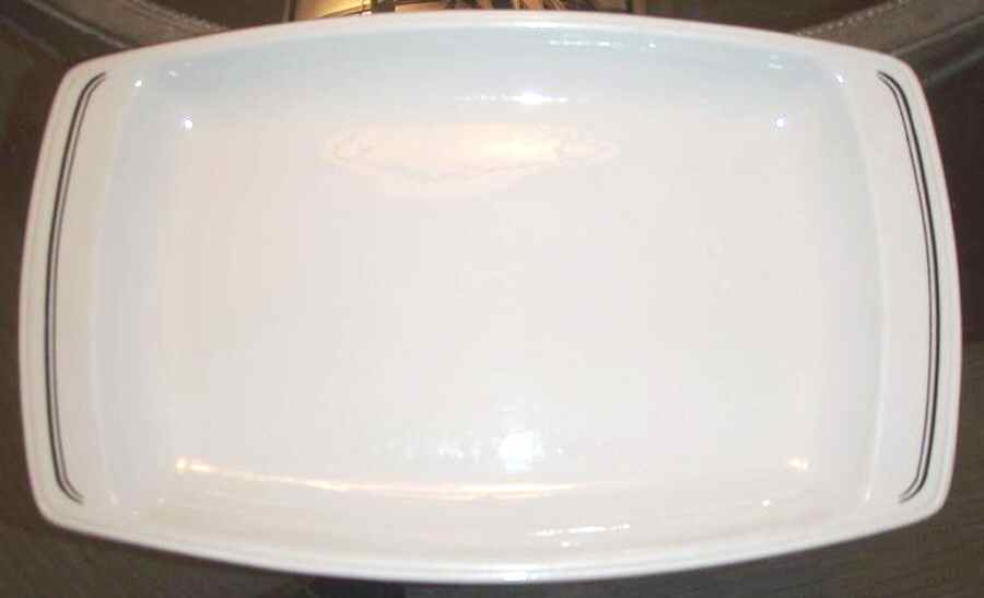 BUF147 14" Rectangular Serving Platter by Buffalo Pottery-1