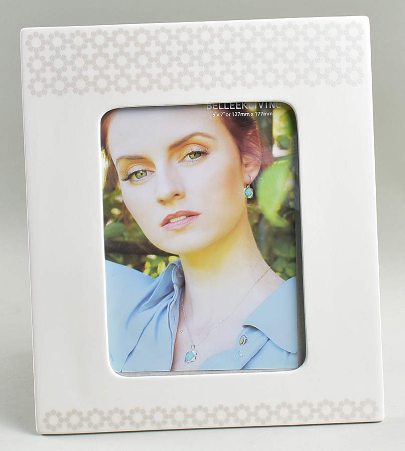 Living Frame-Holds 5" X 7" by Belleek Pottery (Ireland)-1